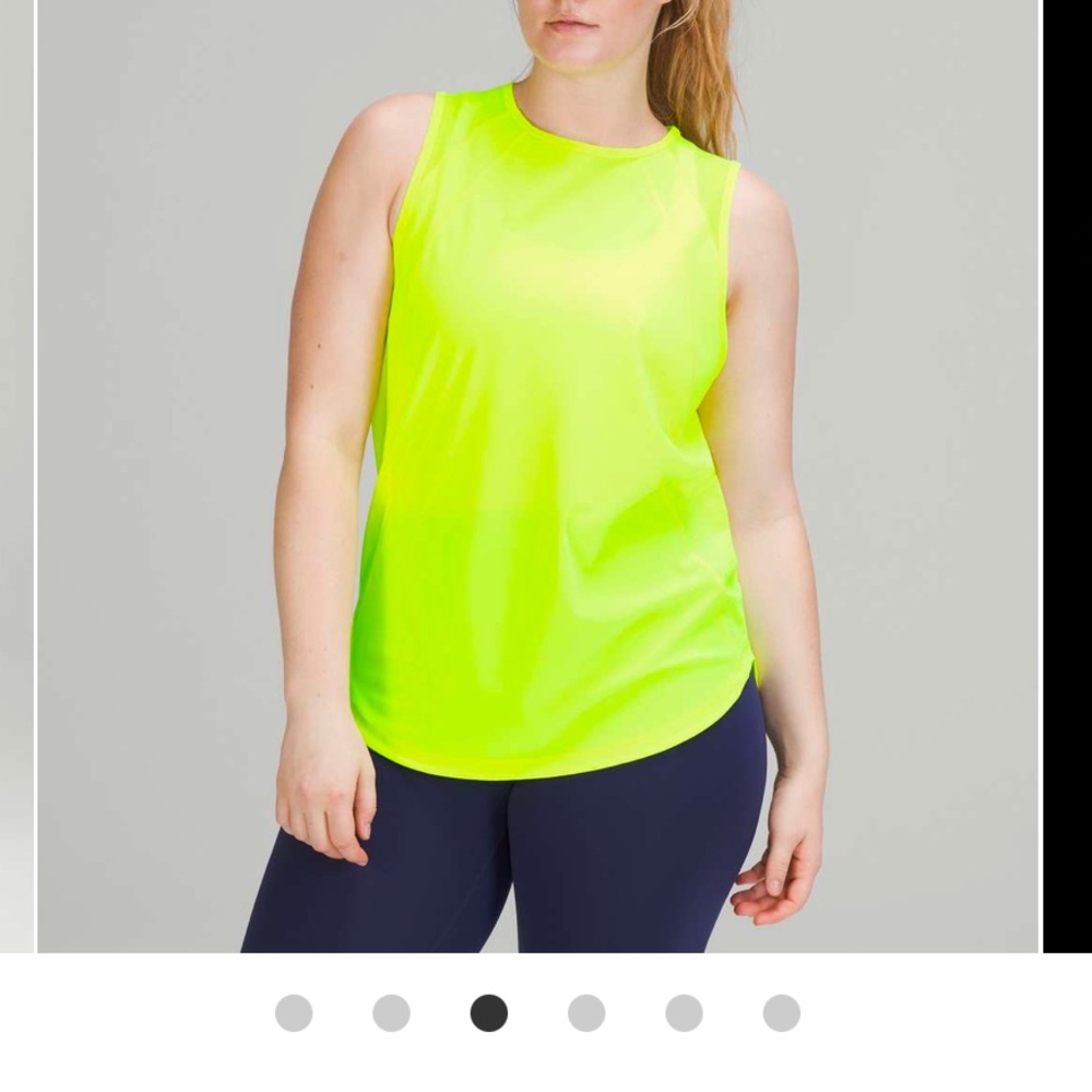 Lululemon Sculpt Tank Top in Highlight Yellow Size 14